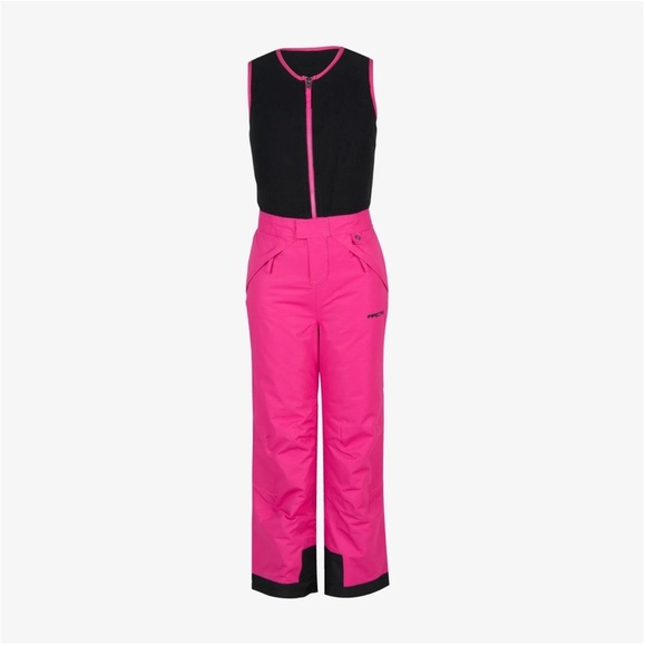 Girls Arctix Pink Ski Infinity Insulated Overalls Bibs Snow Pants medium 10-12 - Picture 1 of 10